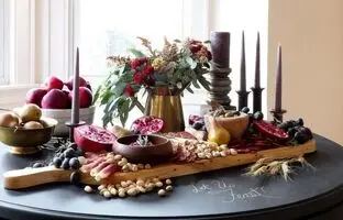 (تصاویر) جذاب ترین ایده ها برای چیدمان سفره شب یلدا