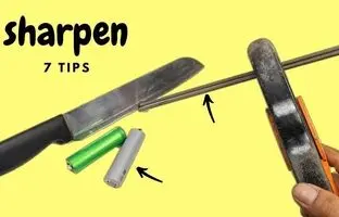 (ویدئو) 7 روش بسیار ساده و کاربردی برای تیز کردن چاقو