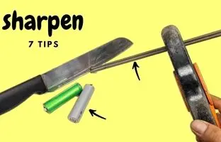 (ویدئو) 7 روش بسیار ساده و کاربردی برای تیز کردن چاقو