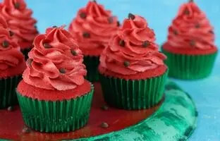کاپ کیک هندونه مخصوص شب یلدا! از دستش ندی!