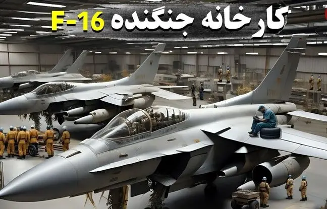 (ویدئو) ببینید آمریکایی ها چگونه جنگنده F16 را در کارخانه تولید می کنند