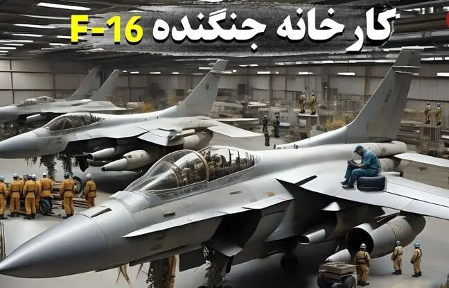 (ویدئو) ببینید آمریکایی ها چگونه جنگنده F16 را در کارخانه تولید می کنند