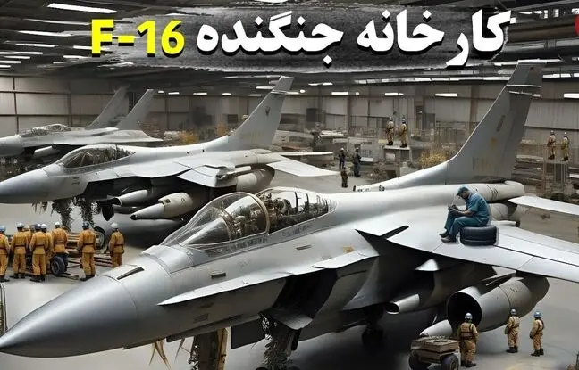 (ویدئو) ببینید آمریکایی ها چگونه جنگنده F16 را در کارخانه تولید می کنند
