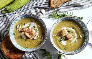 طرز تهیه سوپ کدو سبز و ریحان؛ سوپ سبز پاییزی