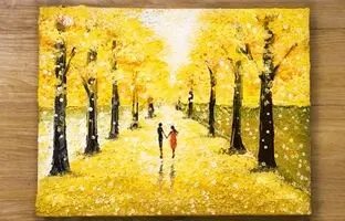 (ویدئو) آموزش نقاشی: این تابلوی عاشقانه رو تو هم میتونی بکشی