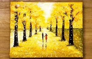 (ویدئو) آموزش نقاشی: این تابلوی عاشقانه رو تو هم میتونی بکشی