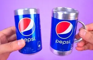 (ویدئو) دیگه قوطی نوشابه رو دور ننداز، خیلی ساده با اون ماگ درست کن