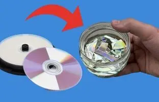 (ویدئو) با سی دی های بی استفاده چسب همه کاره درست کن
