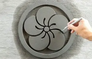 (ویدئو) این نقش دکوری رو خیلی ساده میتونی با سیمان اجرا کنی