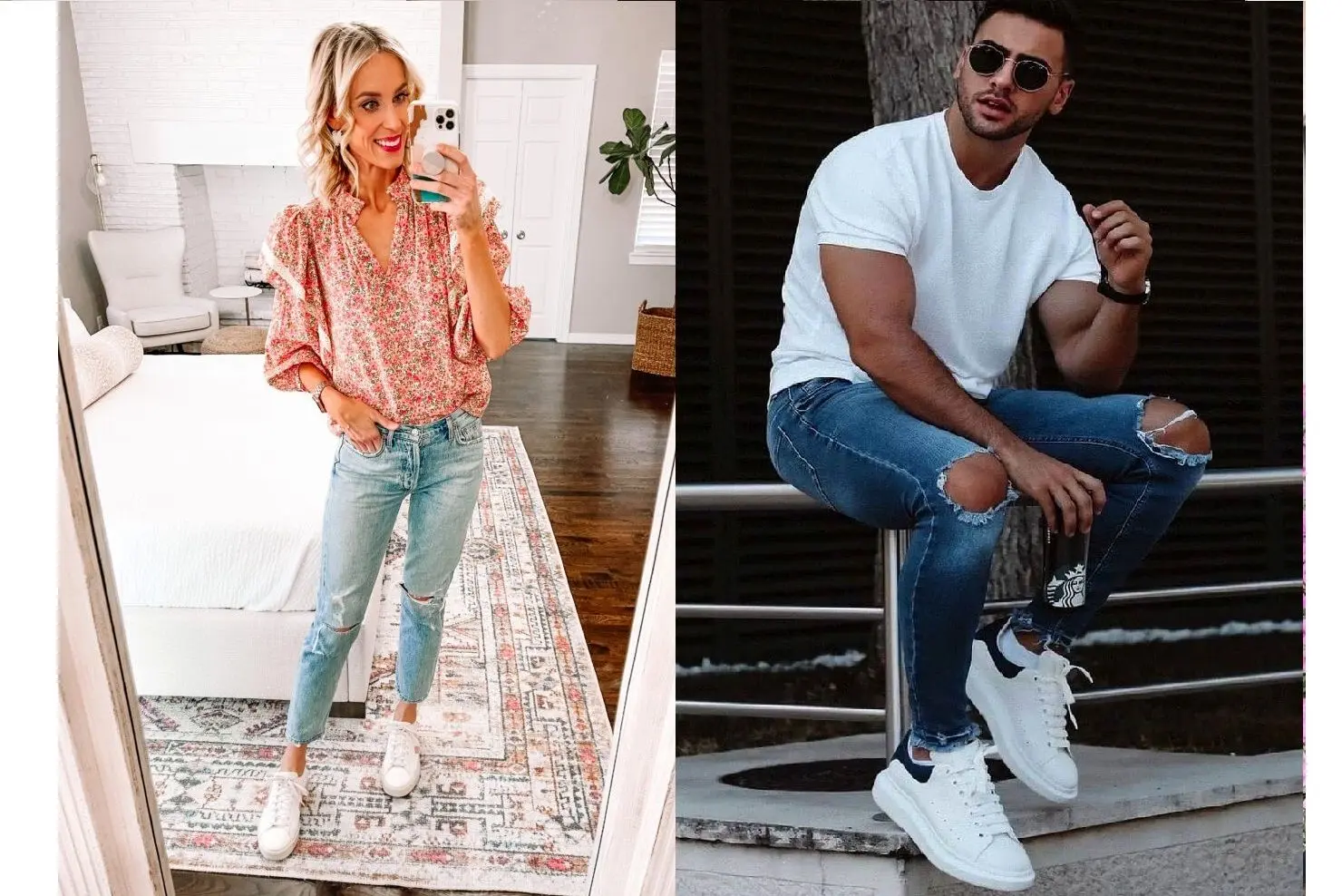 کتونی سفید رو با چی ست کنیم؟