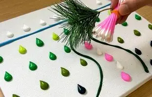 (ویدئو) آموزش نقاشی: باورت میشه با گوش پاک کن بتونی یه همچین نقاشی بکشی