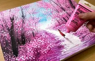 (ویدئو) آموزش نقاشی: فضای اتاقت رو با این نقاشی متحول کن