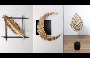 (ویدئو) سه دکوری دیواری لاکچری که با کمترین هزینه می‌توانید درست کنید
