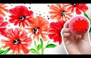 (ویدئو) آموزش نقاشی: حتی با یه بادکنک معمولی هم میشه یه نقاشی حرفه ای کشید
