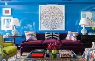 بهترین مکمل های رنگ آبی در دکوراسیون داخلی