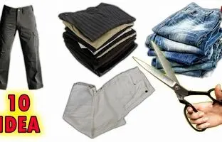 (ویدئو) شلوارهای قدیمی را دور نریزید، با این 10 ایده خلاقانه از آن ها استفاده کنید