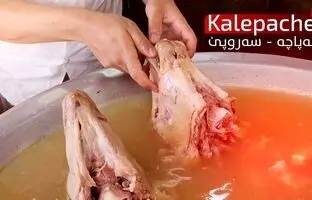 (ویدئو) غذاهای مشهور خیابانی؛ کله پاچه با سیرابی شکم پر در اقلیم کردستان عراق