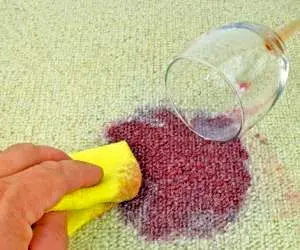 ترفند های پاک کردن لکه های رنگی مختلف از فرش