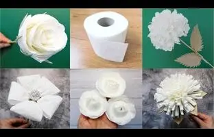 (ویدئو) 5 گل بسیار زیبا که با دستمال توالت میتونی درست کنی