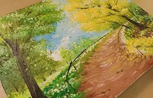 (ویدئو) آموزش نقاشی: به همین سادگی یه جاده رویایی بکش