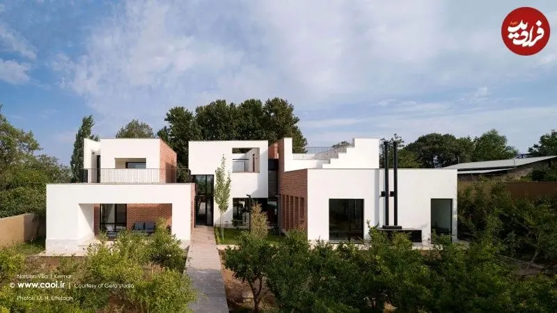 (تصاویر) ویلای ناربن؛ خانه‌ای پیچیده و شگفت‌انگیز در استان کرمان