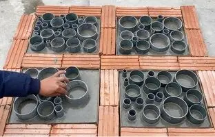 (ویدئو) با لوله پلیکا و کمی سیمان یه گلدان زیبا درست کن