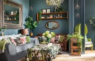 ترفندهای دکوراسیون اتاق نشیمن به سبک بوهو