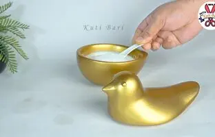 (ویدئو) با کمک بادکنک یه قندان زیبا به شکل پرنده درست کن