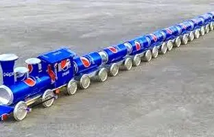 (ویدئو) با قوطی نوشابه یه قطار اسباب بازی حرفه ای واسه بچه ت بساز