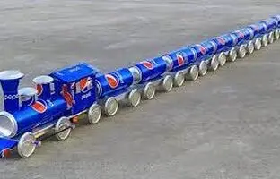 (ویدئو) با قوطی نوشابه یه قطار اسباب بازی حرفه ای واسه بچه ت بساز