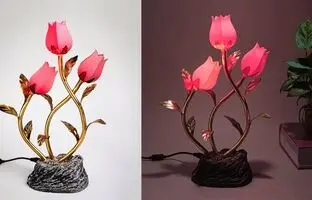 (ویدئو) آموزش ساخت شبخواب دکوری رومیزی به شکل گل لاله