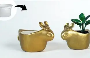 (ویدئو) با یک ظرف کوچک یکبار مصرف یه دکوری شیک بساز