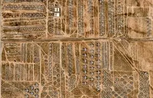(ویدئو) تصاویری خیره‌کننده از بزرگ‌‌ترین گورستان هواپیمای جهان در آمریکا