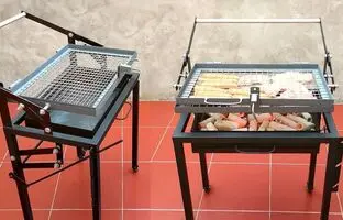 (ویدئو) اگه جوشکاری بلدی این منقل کباب متفاوت رو بساز