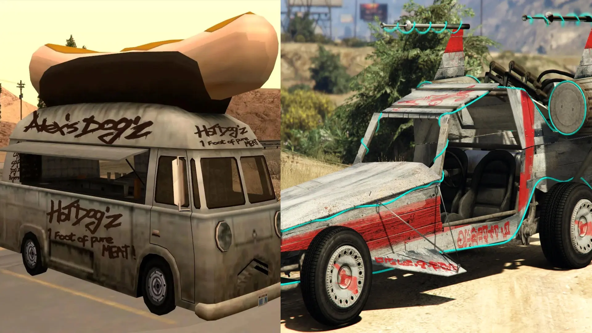 بهترین و خنده‌دارترین ماشین‌هایی که میتونین توی بازیهای GTA پیدا کنین