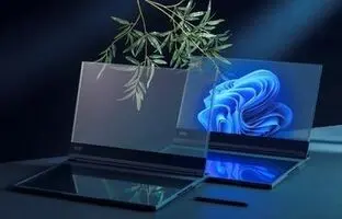 اولین لپ‌تاپ کاملا شفاف دنیا
