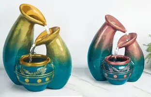 (ویدئو) طریقه ساخت یک آبنمای دکوری زیبا به شکل کوزه با سیمان