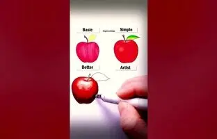 (ویدئو) ۴ سطح نقاشی در کنار هم در یک دقیقه