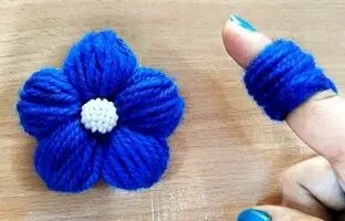 (ویدئو) ساخت گل پفکی فوق العاده آسان با چنگال