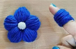 (ویدئو) ساخت گل پفکی فوق العاده آسان با چنگال