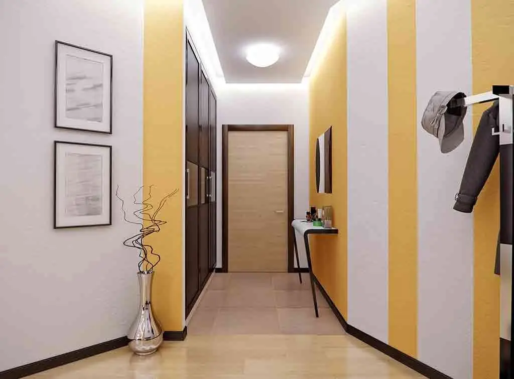 چگونه یک راهرو باریک را عریض جلوه دهیم؟