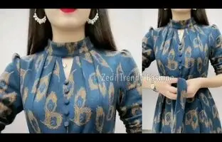 (ویدئو) آموزش خیاطی: دوخت یقه ی بسته برای شومیز