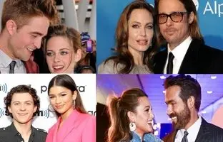 15 سلبریتی که سر صحنه فیلمبرداری عاشق یکدیگر شدند