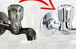 (ویدئو) یک روش ساده و سرعتی برای پاک کردن رسوب شیر حمام
