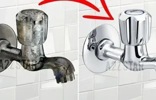 (ویدئو) یک روش ساده و سرعتی برای پاک کردن رسوب شیر حمام