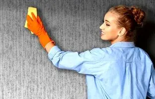 آموزش تمیز کردن انواع کاغذ دیواری برای خانه تکانی عید