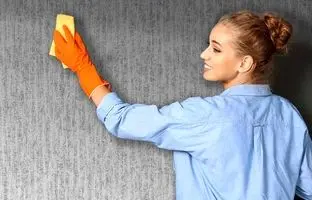 آموزش تمیز کردن انواع کاغذ دیواری برای خانه تکانی عید