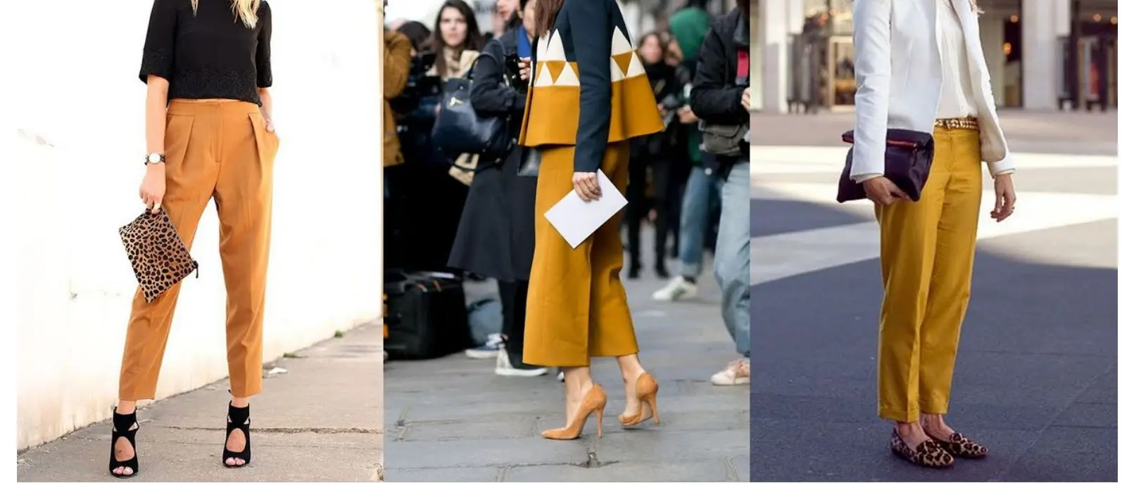 توی سال 1403 شلوار زرد با این رنگ‌ها محشر میشه!