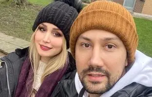 سلفی خاص همسر شاهرخ استخری به بهانه نوروز