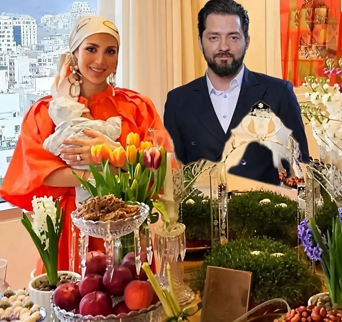 تصاویر خانوادگی سلبریتی ها در کنار سفره هفت سین